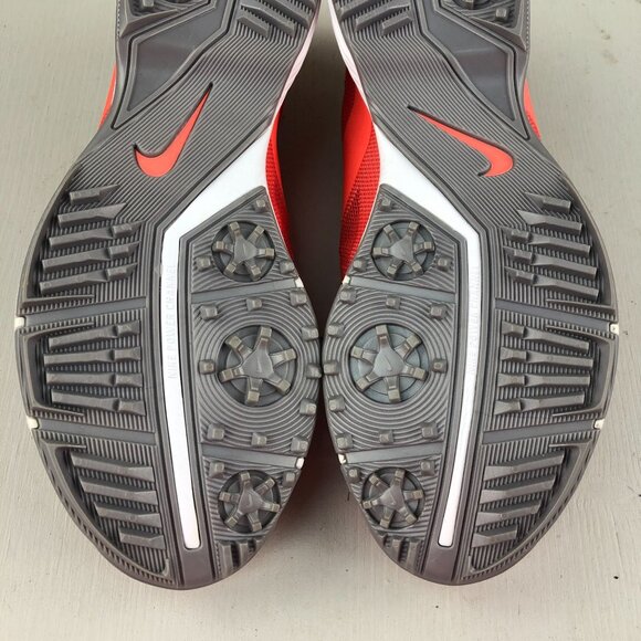 Nike Women's 8.5 Hyperfuse Lunar Summer Lite Red Orange Golf Shoes 483325-600 - Picture 11 of 14